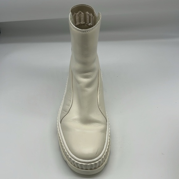 Fenty X Puma - By Rihanna Vanilla Ice Chelsea Chunky Leather Ankle Boot Size 8 - Picture 3 of 16